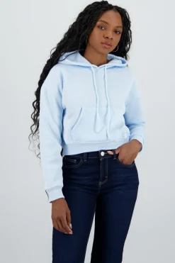 Sudadera lisa corta