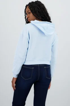 Sudadera lisa corta