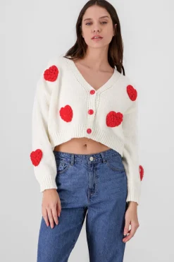 Sueter de corazones de 3D