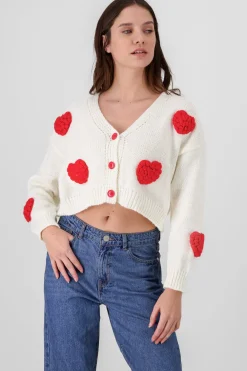 Sueter de corazones de 3D