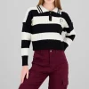 Sueter rayas cuello polo