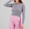 Sueter tejido ligero crop