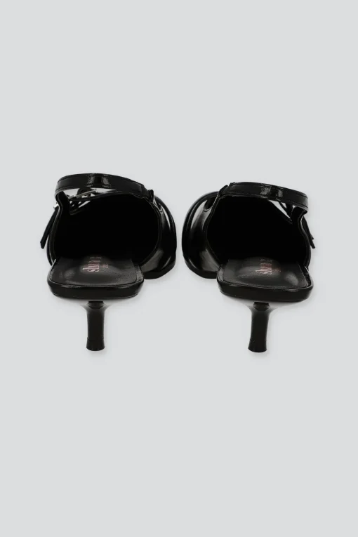 Tacón puntl kitten slingback hebilla mini