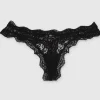 Tanga encaje bies