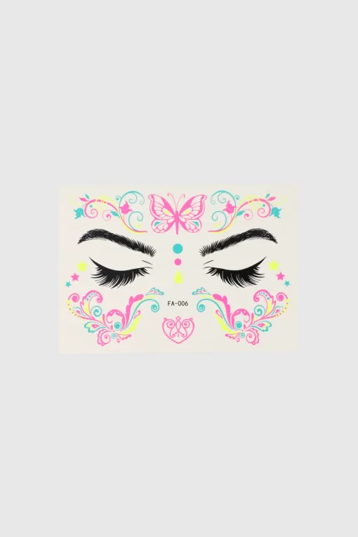 Tatuajes Faciales Neon