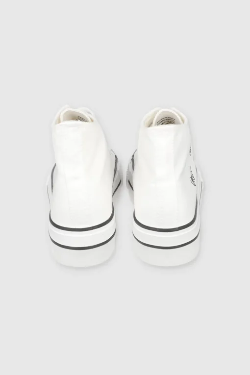 Tenis canvas mini mariposas