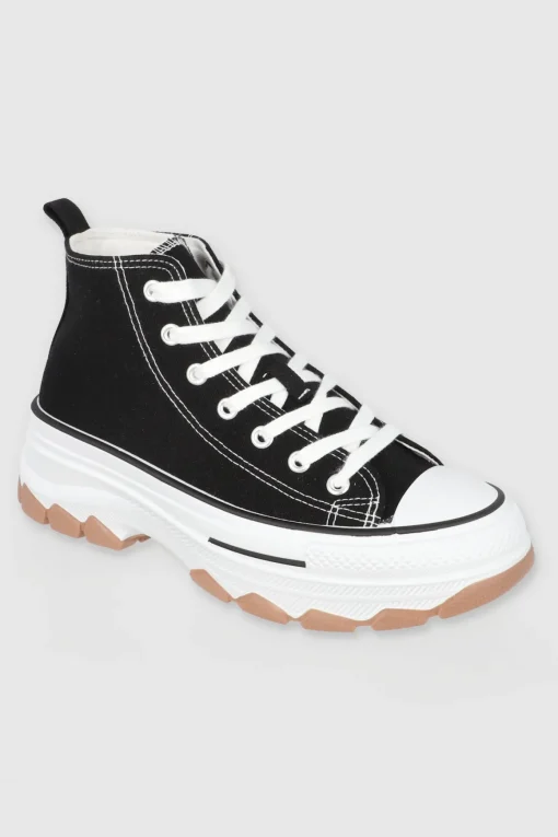 Tenis Canvas Suela Track