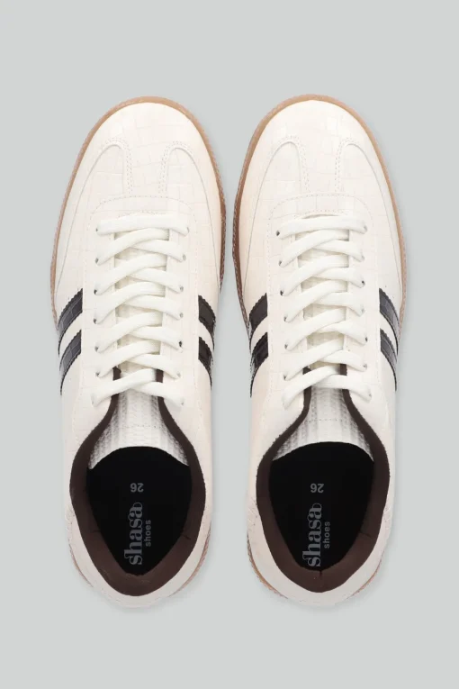 Tenis casual croco dos lineas