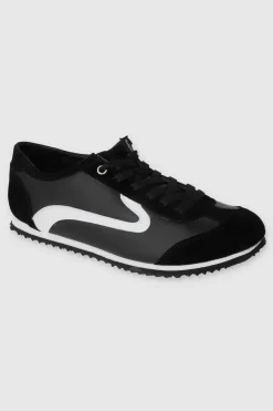 Tenis casual redondeado suede