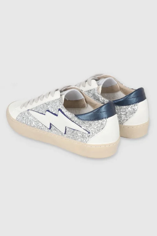Tenis glitter rayo