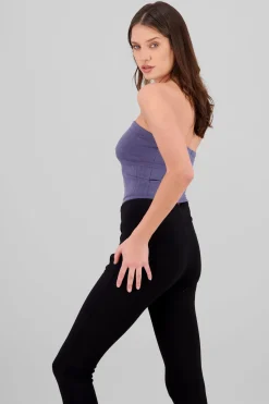 Top bandeau rib