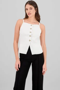 Top botones liso