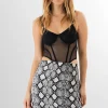 Top crop tie dye tirantes