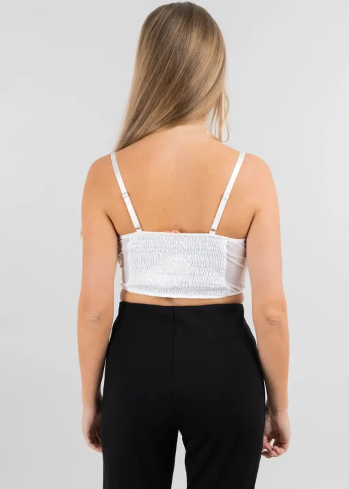 Top crop tie dye tirantes
