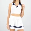 Top cuello polo sin manga