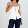 Top escote corazon detalle moños