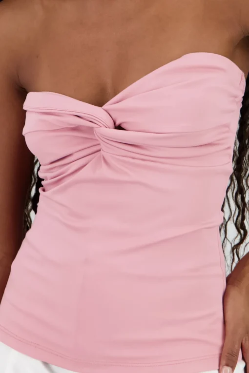 Top fruncido off shoulder