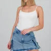 Top liso tirantes seamless
