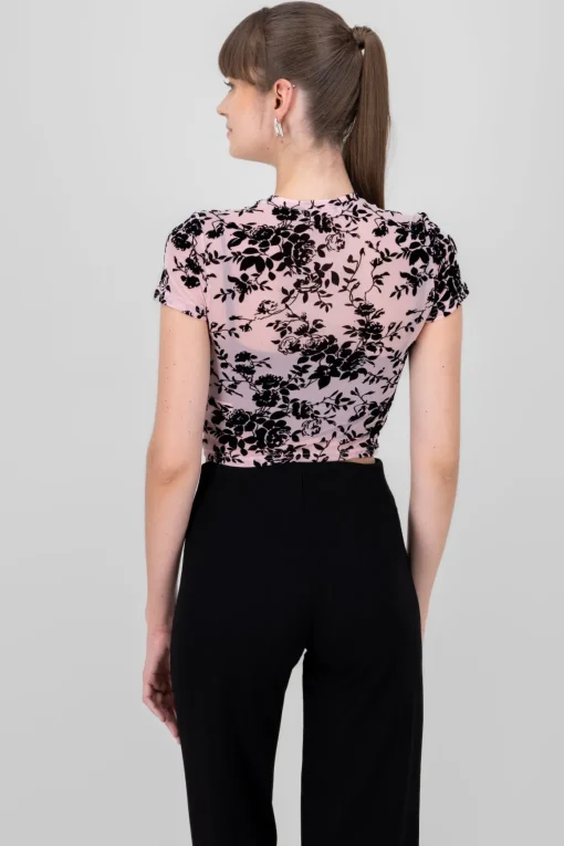 Top mesh flores flock