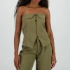Top off shoulder botones