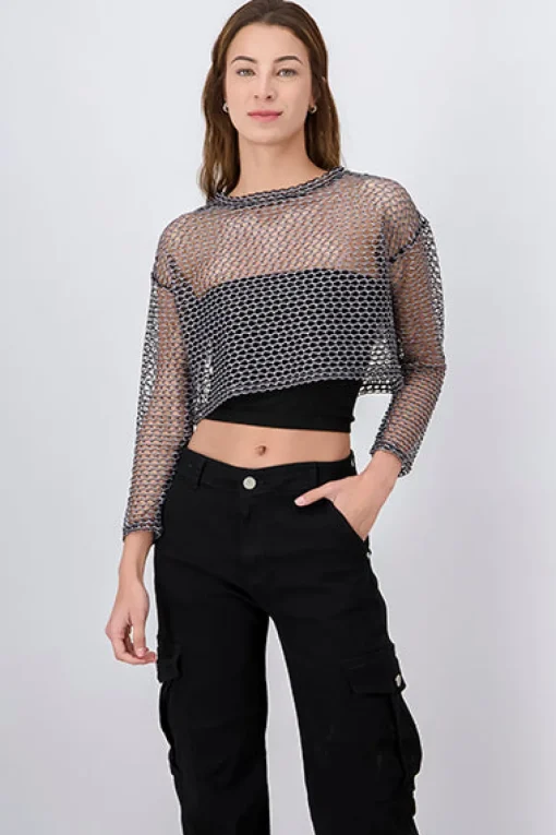 Top Red Glitter