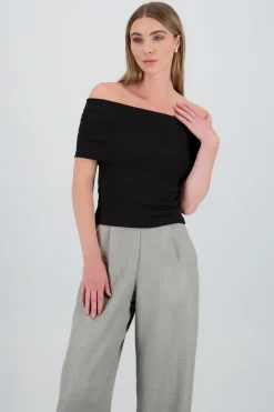 Top rib strapples doblez