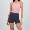 Top sin manga seamless cuello redondo