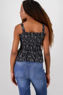 Top smock estampado