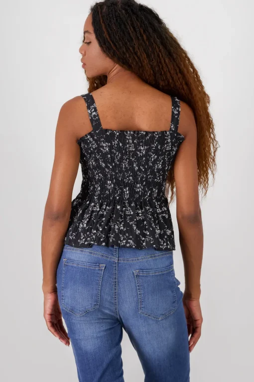 Top smock estampado