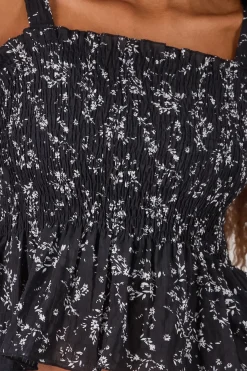 Top smock estampado
