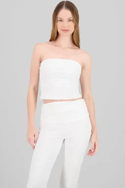Top strapless liso