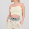 Top strapless liso