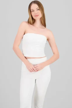 Top strapless liso