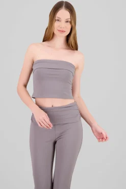 Top strapless liso