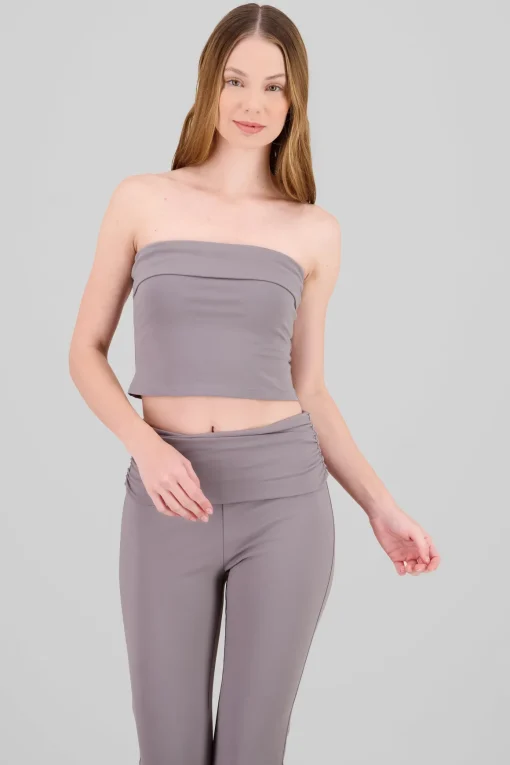 Top strapless liso