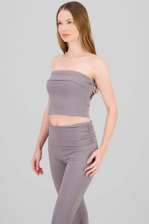 Top strapless liso