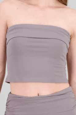Top strapless liso