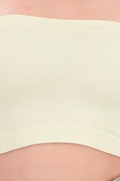 Top strapless liso