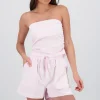 Top strapless rayas Hypster