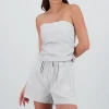 Top strapless rayas Hypster