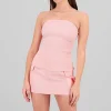 Top strapless sastreado