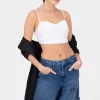 Top tirantes eyelet detalle copas