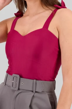 Top tirantes moños