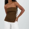 Top tubo con dobles escote Hypsters