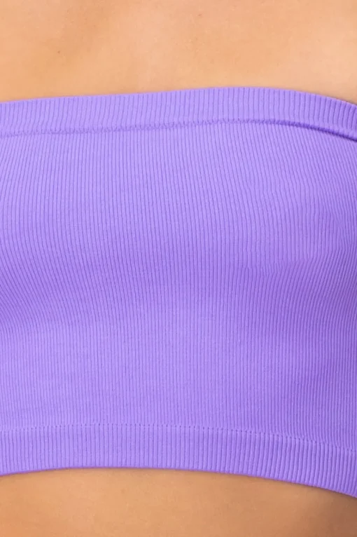 Top Tubo Elástico Acanalado