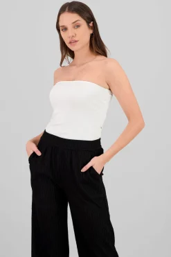 Top tubo largo rib