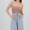 Top Tubo Strapless Rib