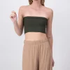 Top Tubo Strapless Rib