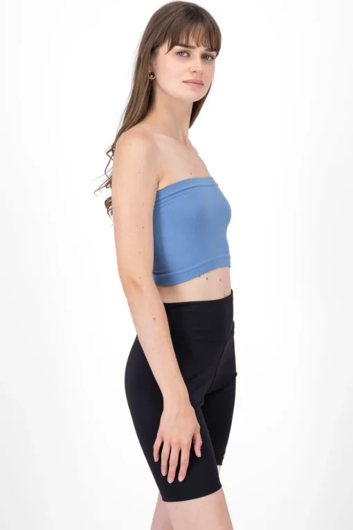 Top Tubo Strapless Rib