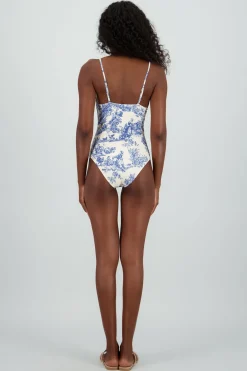Traje de bano tipo corset